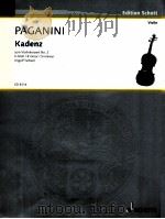 Kadenz zum violonkonzert No.2 h-Moll/B minor/Si mineur ED 8114   1994  PDF电子版封面     