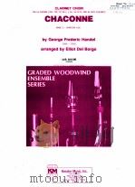 Chaconne Grade 3 GRAED WOODWIND WNSEMBLE SERIES 1993 PDF电子版封面 George Frederic Handel