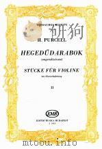 thesaurus musicus Nr.12 Hegedud ar abok zongorakísérettel stücke für violine mit klaverbegleitung Ⅱ（1961 PDF版）