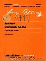 Impromptu As-dur D 935 Op.post.142 No.2 UT 51001 Badura-Skoda Z.12 538 1969 PDF电子版封面 franz Schubert