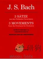 3 movements from the Overtures for Orchestra transcribed for piano Z.13 975 1993 PDF电子版封面