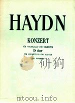 KONZERT FUR VIOLONCELLO UND ORCHESTER D Dur FUR VIOLONCELLO UND KLAVER（ PDF版）