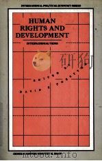 HUMAN RIGHTS AND DEVELOPMENT  INTERNATIONAL VIEWS（1989 PDF版）