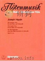 flute music.musique pour fl?te the London Trios for two Flutes and Violoncello Hob.Ⅳ:1-4 BA 6897 1931 PDF电子版封面 joseph haydn