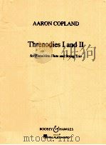 Threnodies Ⅰ and Ⅱ for flute/Alto Flute and String Trio 1972 PDF电子版封面 Aaron Copland
