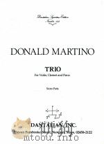 Trio for violin clarinet and piano number 528 1998 PDF电子版封面