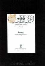 serenata for oboe clarinetto e fagotto parti Z.2026（1956 PDF版）