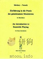 Einführung in die Praxis des gemeinsamen Musizierens for brass instruments Ⅱ z.12 580 1984 PDF电子版封面 JOhannes pezelius