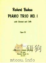 Piano trio no.1 with clarinet and cello opus 25（1984 PDF版）