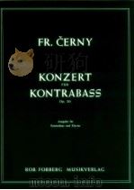 Konzert für Kontrabass Op.20 Ausgabe für Kontrabass und Klavier（1968 PDF版）