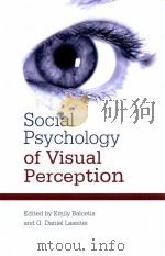 social psychology of visual perception PDF电子版封面