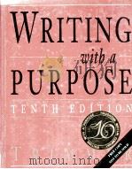 WRITING WITH A PURPOSE TENTH EDITION PDF电子版封面 JOSEPH F.TRIMMER