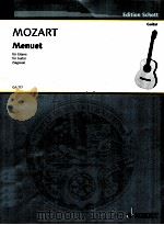 Menuet for Guitar GA 117 1928 PDF电子版封面