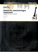 Samtliche zweistimmigen Inventionen fur 2 guitars BWV 772-786 GA 479 1983 PDF电子版封面