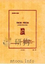 trios pieces pour hautbois clarinet bassoon AL 22891（1960 PDF版）