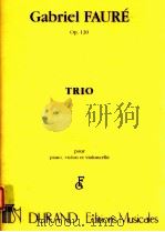 Trio pour piano violon et violoncelle op.120（1928 PDF版）