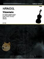 Triosonate for 2 Violins and Basso continuo g minor opus 2/8 ED 4186 1958 PDF电子版封面