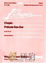 Prelude D flat major op.28 Nr.15 UT 51008（1973 PDF版）