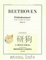 violinkonzert D major opus 61 violoncello OB 14580 1990 PDF电子版封面