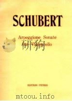 Arpeggione sonate fur violoncello PDF电子版封面 franz schudert