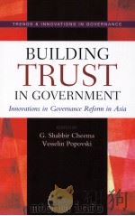 building trust in governmentinnovations in governance reform in asia PDF电子版封面