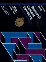 RESEARCH CENTERS DIRECTORY VOLUME 1 (SECTIONS 1-7) 14TH EDITION 1989 PDF电子版封面 0810373564