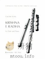 krishna e radha for flute and piano 1986 BA 7444 1996 PDF电子版封面