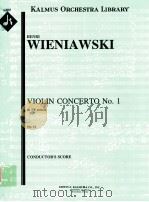 Violin Concerto No.1 in F# minor Op.14 conductor's score A 5163 PDF电子版封面 Henri Wieniawski