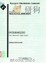 Intermezzo from PDF电子版封面 Felix Mendelssohn