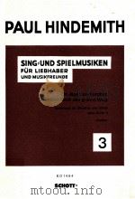 Ein F?ger aus Kurpfalz der reitet durch den grünen Wald Spielmusik für Streicher und Bl?ser opus 45 PDF电子版封面 Paul Hindemith