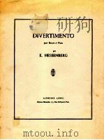 divertimento pour basson et piano 1964 PDF电子版封面