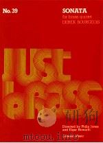 Sonata for brass quintet No.39 1980 PDF电子版封面