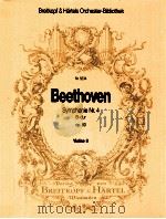 Symphonie Nr.4 B-dur op.60 Violine Ⅱ Nr.5234 1996 PDF电子版封面