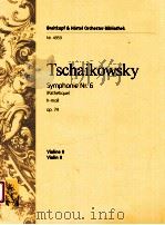 Symphonie Nr.6 Pathétique h-moll op.74 Violin Ⅱ Nr.4959 PDF电子版封面 Pjotr Iljitsch Tschaikowsky