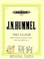 Trio Es=Dur zwei Violen und Violoncello Nr.4862a 1958 PDF电子版封面 J.N.Hummel