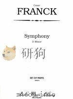 Symphony D Minor set of parts     PDF电子版封面    Cesar Franck 