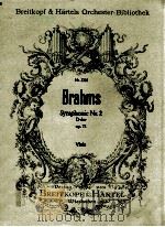 Symphonie Nr.2 D-dur Op.73 Violine Ⅰ PDF电子版封面 Johannes Brahms