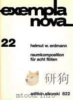 raumkomposition für acht fl?ten edition sikorski 822 1971 PDF电子版封面