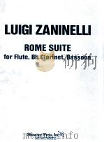 ROME SUITE for flute Bb Clarinet Bassoon PDF电子版封面
