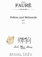 Pelleas and Melisande Suite Op.80 set of parts 05495 STR=4-4-3-2-2 PDF电子版封面 Gabriel Fauré