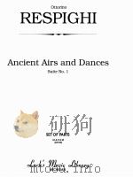 Ancient Airs & Dances Suite No.1 Set of parts 07733 PDF电子版封面