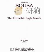 The invincible eagle march set of parts 08199 PDF电子版封面