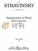 Symphonies of Wind Instruments 1920 set of parts 09270 PDF电子版封面