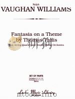 Fantasia on a Theme by Thomas Tallis Solo String Quartet and Double String Orchestra set of parts or（ PDF版）