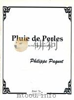 Pluie de Perles for two clarinets and piano 1999 PDF电子版封面