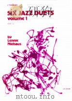 Six Jazz Duets 2 Trombones volume 1 Grade 3 1/2 1992 PDF电子版封面