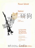 Sextuor opus 128 pour six clarinettes parties séparées 1986 PDF电子版封面