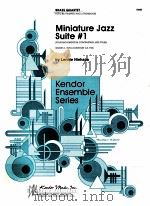 Minature Jazz Suite #1 four movements in contrasting jass styles grade 4 18583 1994 PDF电子版封面