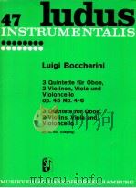 ludus 47 3 Quintets for oboe 2 Violins viola and Violoncello Ed.Nr.503 giegling 1959 PDF电子版封面