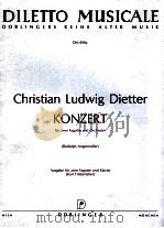 konzert für zwei fagotte und orchester rudolph angermüller DM 890a 1987 PDF电子版封面